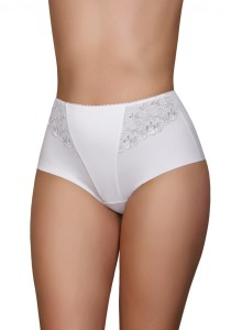 Modo Figi modelujące wysoki stan plus size 301 biały