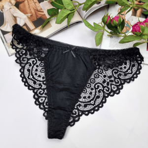 Brazyliany koronkowe Magnolia czarny