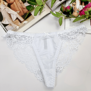 Brazyliany koronkowe Magnolia biały