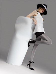 Knittex Rajstopy o satynowym połysku DIVERSE 100 DEN grey