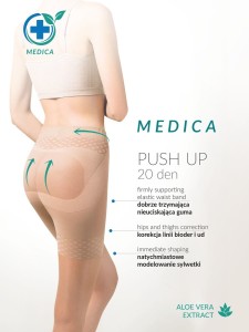 Gabrella Rajstopy modelujące MEDICA PUSH-UP 20 DEN beige