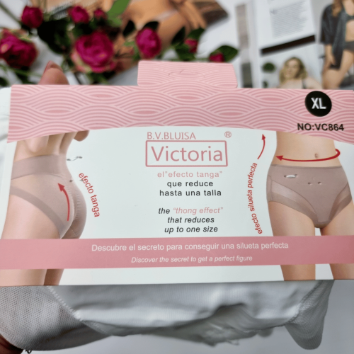 Majtki korygujące sylwetkę wysoki stan plus size Emma No.2 czarny 8