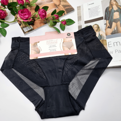 Majtki korygujące sylwetkę wysoki stan plus size Emma No.2 czarny 7