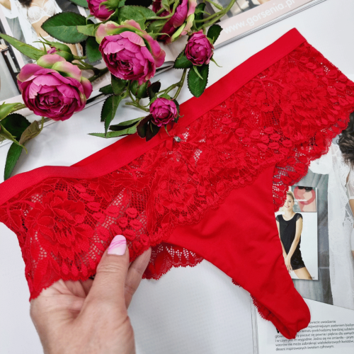 Stringi-koronkowe-wysoki-stan-z-imitacja-przewiazania-plus-size-Lavita-czerwony-3.png