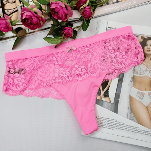 Stringi-koronkowe-wysoki-stan-z-imitacja-przewiazania-plus-size-Lavita-neonowy-rozowy-1.png