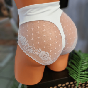 Majtki korygujące sylwetkę wysoki stan Emma No.4 biały