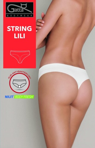 Gatta Strigi gładkie bezszwowe LILI 601 white 8