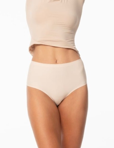 Julimex Brazyliany laserowo cięte z siateczką wysoki stan JOY BRASIL MAXI cielisty 2