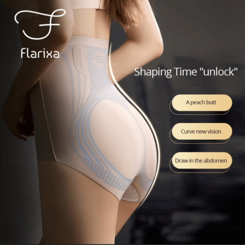 Majtki wyszczuplające wysoki stan z efektem uwydatnienia pośladków GRACE No.3 ecru 8