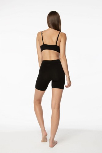 Julimex Spodenki bambusowe BERMUDY SHORTS BAMBOO czarny 4