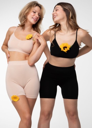 Julimex Spodenki bambusowe BERMUDY SHORTS BAMBOO czarny 1