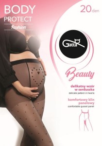 Gatta Rajstopy ciążowe BODY PROTECT 20 DEN WZ.02 nero