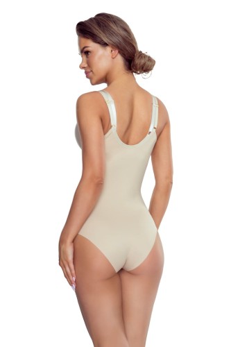 Eldar Body modelujące bezszwowe z siateczką VILIAMA beżowy 2