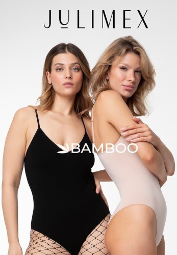 Julimex Body z dzianiny bambusowej druga skóra BAMBOO czarny 6