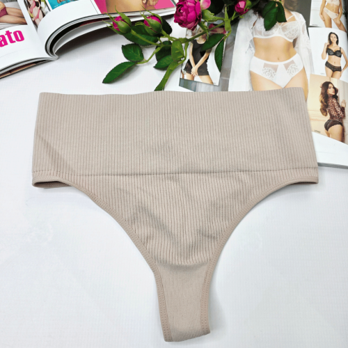 Stringi modelujące prążkowane wysoki stan bezszwowe TOLA beżowy 3