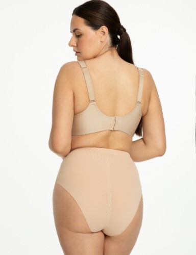 Julimex Majtki wyszczuplające bezszwowe wysoki stan SEAMLESS PANTY MAXI 471 beżowy 4