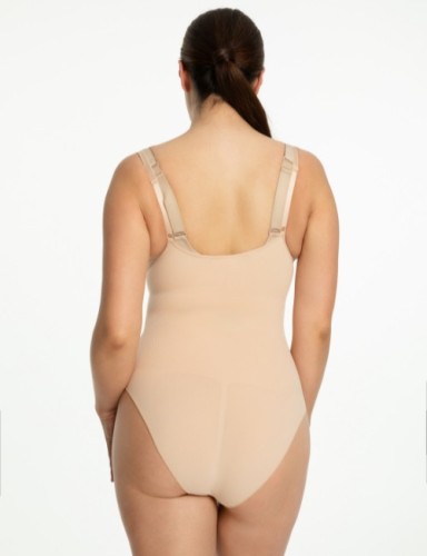 Julimex Body wyszczuplające bezszwowe pod biust SEAMLESS BODY OPEN BUST 419 beżowy 4