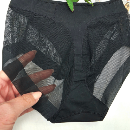 Majtki korygujące sylwetkę wysoki stan plus size Emma No.2 czarny 2