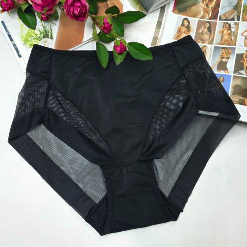 Majtki korygujące sylwetkę wysoki stan plus size Emma No.2 czarny 3