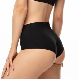 Julimex Bokserki modelujące  wysoki stan INFINITY BOYSHORT MAXI czarny (SALE)