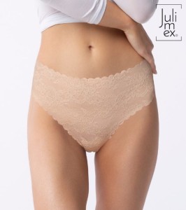Julimex Stringi bezszwowe wysoki stan BELLIE MAXI  beżowy (SALE)