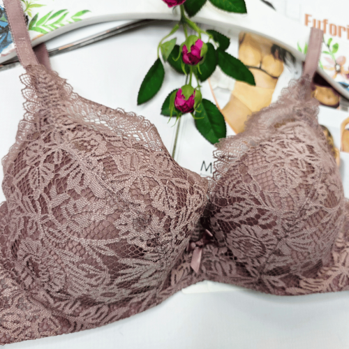 Biustonosz koronkowy PALMIRA wrzosowy 3