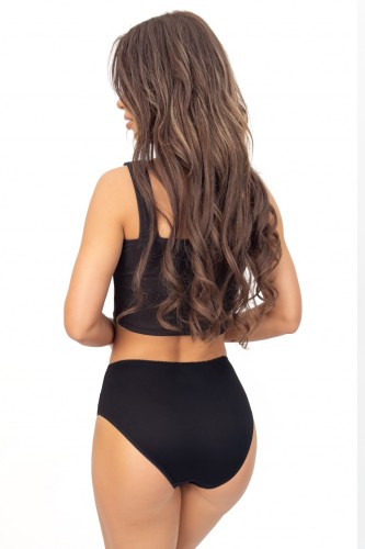 Donna Figi damskie z wiskozy wysokie 213 black 2