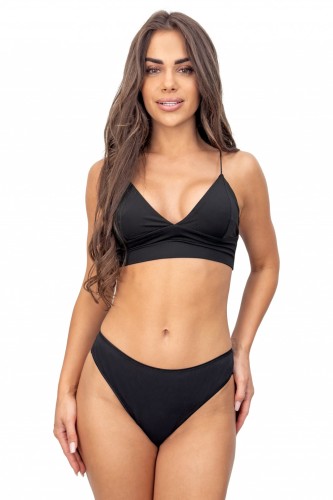 Donna Figi damskie bawełniane model BRAZYLIANY 220 czarny 2