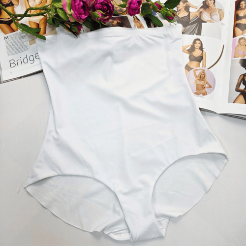 Majtki wyszczuplające brzuch wysoki stan KINGA biały 1