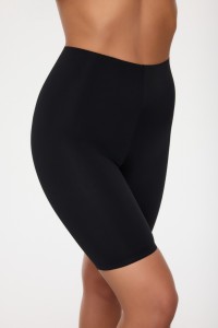 Gaia Figi bezszwowe modelujące z nogawkami przeciw otarciom na udach  NASTIA VS-012 czarny