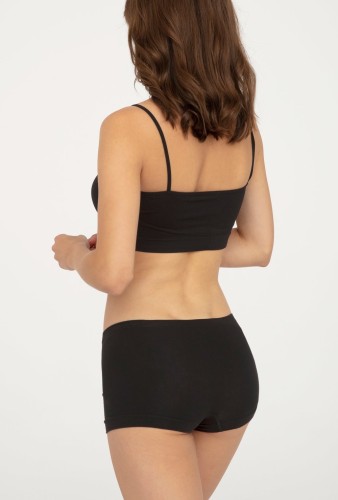 Gatta Bokserki bawełniane bezszwowe SEAMLESS COTTON SHORT czarny 1