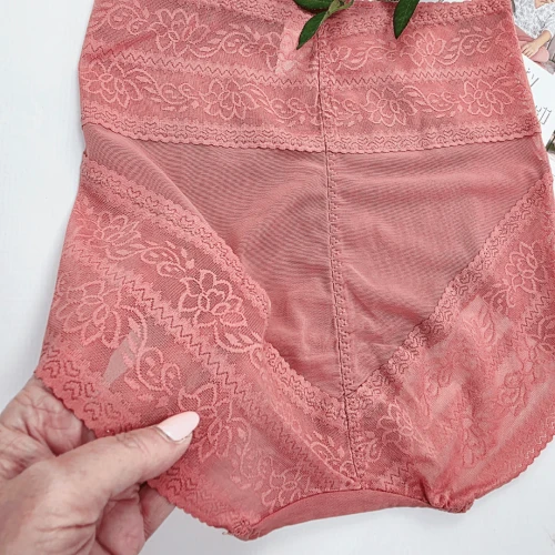 Majtki modelujące sylwetkę niezwykła miękkość z wysoki stan Delfina brzoskwiniowy 3