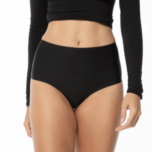 Julimex Brazyliany laserowo cięte z siateczką wysoki stan Limited Edition JOY BRASIL MAXI czarny 7