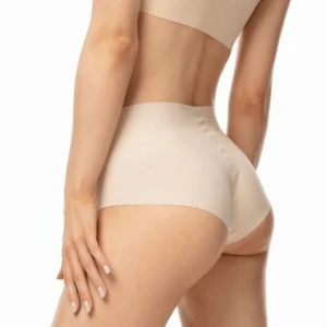 Julimex Bokserki modelujące  wysoki stan INFINITY BOYSHORT MAXI beżowy (SALE)