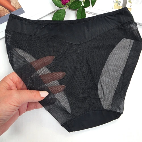 Majtki korygujące sylwetkę wysoki stan plus size Emma No.2 czarny 3