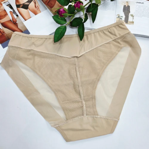 Majtki korygujące sylwetkę wysoki stan plus size Emma No.2 cielisty 1