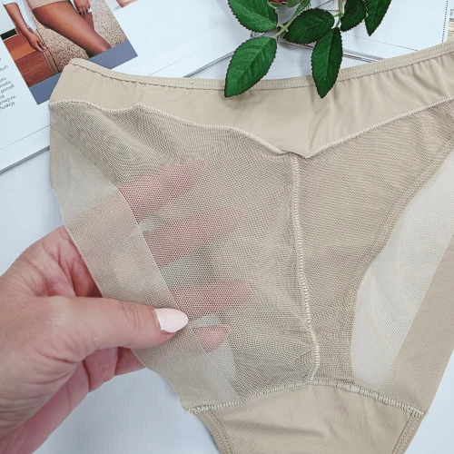 Majtki korygujące sylwetkę wysoki stan plus size Emma No.2 cielisty 3
