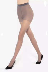 Gatta Rajstopy Lycra klasyczne LAURA 15 DEN grafit (SALE)