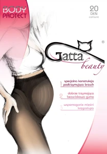 Gatta Rajstopy ciążowe BODY PROTECT 20 DEN nero (SALE)