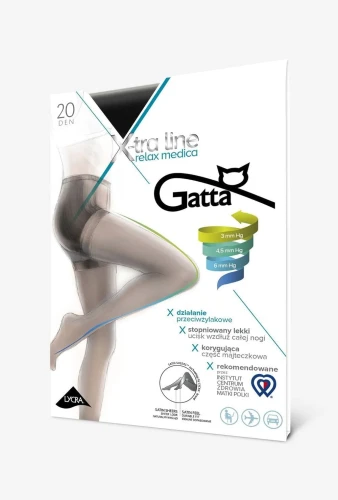 Gatta Rajstopy przeciwżylakowe BODY RELAX MEDICA 20 DEN beige 3