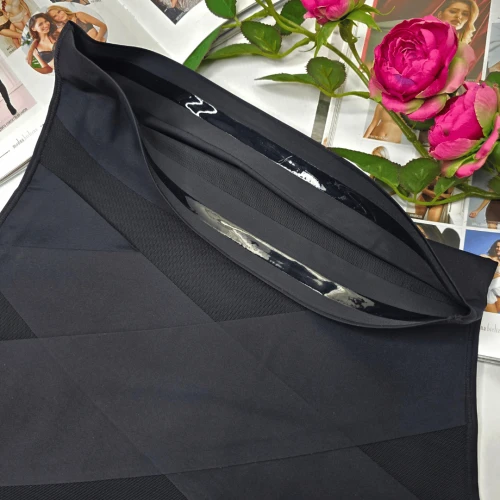 Majtki wyszczuplające brzuch bezszwowe wysoki stan plus size SARA no.4 czarny 6