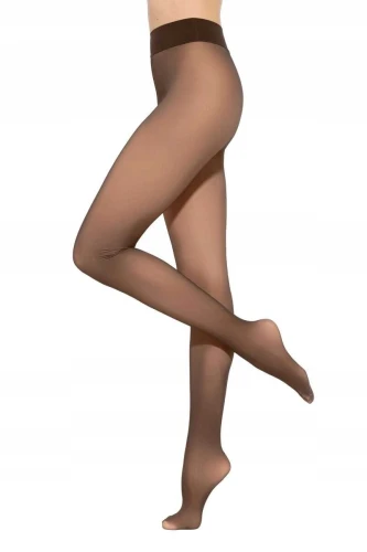 Gatta Rajstopy z efektem widocznej skóry TRANSPARENT EFFECT 50 DEN choco nude 5