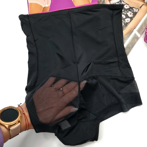 Majtki bezszwowe wyszczuplające wysoki stan KLEOPATRA czarny 5