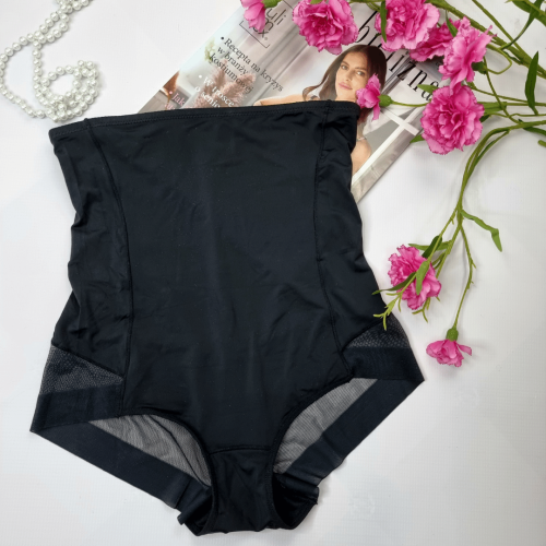 Majtki bezszwowe wyszczuplające wysoki stan KLEOPATRA czarny 4