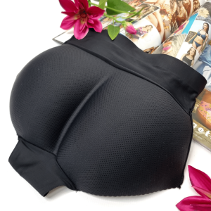 Majtki z dużym efektem push-up wysoki stan Vanessa czarny