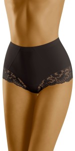 Wol-Bar Majtki wyszczuplające wysoki stan Exepta czarny